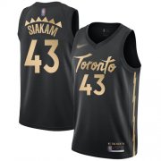 Wholesale Cheap Raptors #43 Pascal Siakam Black Basketball Swingman City Edition 2019-20 Jersey