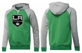 Wholesale Cheap Los Angeles Kings Pullover Hoodie Green & Grey