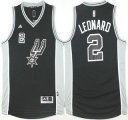 Wholesale Cheap Men's San Antonio Spurs #2 Kawhi Leonard Revolution 30 Swingman 2015-16 New Black Jersey