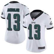 Wholesale Cheap Nike Eagles #13 Nelson Agholor White Women's Stitched NFL Vapor Untouchable Limited Jersey