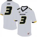 Wholesale Cheap Missouri Tigers 3 Drew Lock White Nike College Football Jersey