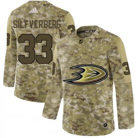 Wholesale Cheap Adidas Ducks #33 Jakob Silfverberg Camo Authentic Stitched NHL Jersey