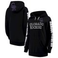 Wholesale Cheap Colorado Rockies G-III 4Her by Carl Banks Women's Extra Innings Pullover Hoodie Black