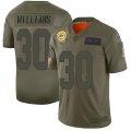 Wholesale Cheap Nike Packers #30 Jamaal Williams Camo Youth Stitched NFL Limited 2019 Salute to Service Jersey