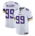 Cheap Men's Minnesota Vikings #99 Jerry Tillery White Vapor Untouchable Limited Football Stitched Jersey