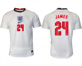 Wholesale Cheap Men 2021 Europe England home AAA version 24 soccer jerseys