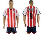 Wholesale Cheap Guadalajara #9 A.Pulido Home Soccer Club Jersey