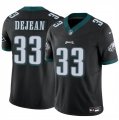 Cheap Men's Philadelphia Eagles #33 Cooper DeJean Black 2024 Draft F.U.S.E. Vapor Untouchable Limited Football Stitched Jersey