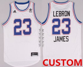 Wholesale Cheap Custom 2015 NBA Eastern All-Stars Revolution 30 Swingman White Jersey