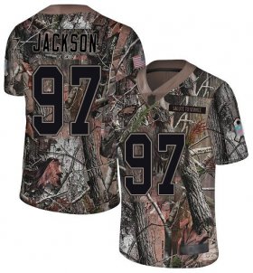 Wholesale Cheap Nike Eagles #97 Malik Jackson Camo Youth Stitched NFL Limited Rush Realtree Jersey