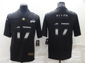 Wholesale Cheap Men\'s Buffalo Bills #17 Josh Allen Black 2022 Shadow Vapor Untouchable Stitched Nike Limited Jersey