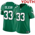 Cheap Youth Philadelphia Eagles #33 Cooper DeJean Green 2024 Draft F.U.S.E. Vapor Untouchable Throwback Limited Football Stitched Jersey