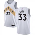 Wholesale Cheap Raptors #33 Marc Gasol White Basketball Swingman City Edition 2018-19 Jersey