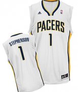 Wholesale Cheap Indiana Pacers #1 Lance Stephenson White Swingman Jersey