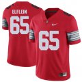 Wholesale Cheap Ohio State Buckeyes 65 Pat Elflein Red 2018 Spring Game College Football Limited Jersey