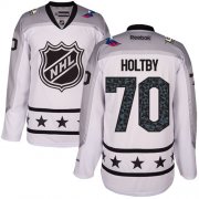 Wholesale Cheap Capitals #70 Braden Holtby White 2017 All-Star Metropolitan Division Stitched NHL Jersey