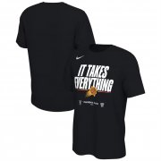 Cheap Men's Phoenix Suns Black 2024 Playoffs Mantra T-Shirt