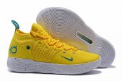 Wholesale Cheap Nike KD 11 Bright Yellow Storm