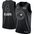 Wholesale Cheap Nike Pacers #4 Victor Oladipo Black NBA Jordan Swingman 2018 All-Star Game Jersey