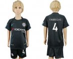 Wholesale Cheap Chelsea #4 Fabregas Sec Away Kid Soccer Club Jersey