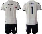 Wholesale Cheap Men 2020-2021 European Cup Italy away white 1 Soccer Jersey