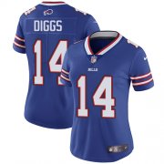 Wholesale Cheap Nike Bills #14 Stefon Diggs Royal Blue Team Color Women's Stitched NFL Vapor Untouchable Limited Jersey