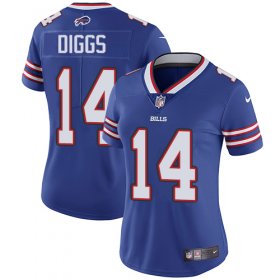 Wholesale Cheap Nike Bills #14 Stefon Diggs Royal Blue Team Color Women\'s Stitched NFL Vapor Untouchable Limited Jersey