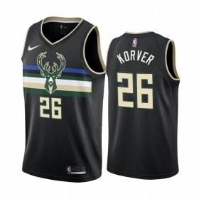 Wholesale Cheap Nike Bucks #26 Kyle Korver Black 2019-20 Statement Edition NBA Jersey