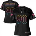 Wholesale Cheap Nike Buccaneers #90 Jason Pierre-Paul Black Women's NFL Fashion Game Jersey