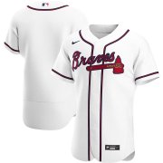 Wholesale Cheap Atlanta Braves Men's Nike White Home 2020 Authentic Team MLB Jersey