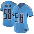 Wholesale Cheap Nike Titans #58 Harold Landry Light Blue Alternate Women's Stitched NFL Vapor Untouchable Limited Jersey