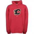 Wholesale Cheap Reebok Calgary Flames Primary Logo Hooded Sweatshirt