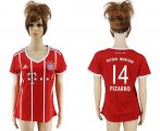 Wholesale Cheap Women's Bayern Munchen #14 Pizarro Home Soccer Club Jersey