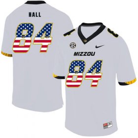 Wholesale Cheap Missouri Tigers 84 Emanuel Hall White USA Flag Nike College Football Jersey