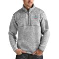 Wholesale Cheap Men's San Francisco 49ers NFL Heather Gray Super Bowl LIV Bound Fortune Quarter-Zip Pullover Jacket