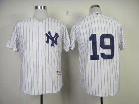 Wholesale Cheap Yankees #19 Masahiro Tanaka White Stitched MLB Jersey