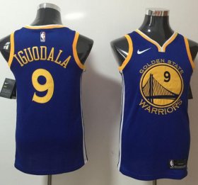 Wholesale Cheap Nike Golden State Warriors #9 Andre Iguodala Blue NBA Swingman Icon Edition Jersey