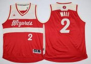 Wholesale Cheap Men's Washington Wizards #2 John Wall Revolution 30 Swingman 2015 Christmas Day Red Jersey