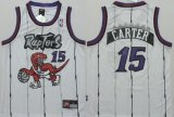 Cheap Toronto Raptors #15 Vince Carter Hardwood Classic White Swingman Kids Jersey