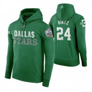 Wholesale Cheap Adidas Stars #24 Roope Hintz Men's Green 2020 Winter Classic Retro NHL Hoodie