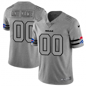 Wholesale Cheap Buffalo Bills Custom Men\'s Nike Gray Gridiron II Vapor Untouchable Limited NFL Jersey