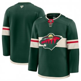 Men\'s Minnesota Wild Blank Green 2024-25 Home Stitched Hockey Jersey