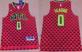 Wholesale Cheap Men's Atlanta Hawks #0 Jeff Teague Revolution 30 Swingman 2015-16 New Red Jersey