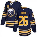 Wholesale Cheap Adidas Sabres #26 Thomas Vanek Navy Blue Home Authentic Stitched NHL Jersey