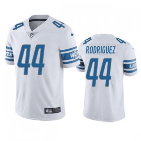 Wholesale Cheap Men\'s Detroit Lions #44 Malcolm Rodriguez White Vapor Untouchable Limited Stitched Jersey