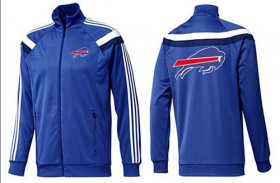 Wholesale Cheap NFL Buffalo Bills Team Logo Jacket Blue_5