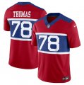 Wholesale Cheap Men's New York Giants #78 Andrew Thomas Century Red Alternate Vapor F.U.S.E. Limited Football Stitched Jersey