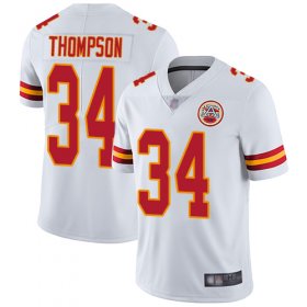 Wholesale Cheap Nike Chiefs #34 Darwin Thompson White Youth Stitched NFL Vapor Untouchable Limited Jersey