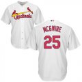 Cheap Men's St Louis Cardinals #25 Mark McGwire White Cool Base Stitched Baseball Jersey