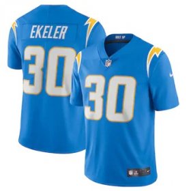 Wholesale Cheap Los Angeles Chargers #30 Austin Ekeler Men\'s Nike Powder Blue 2020 Vapor Limited Jersey